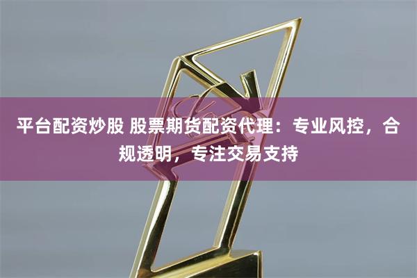 平台配资炒股 股票期货配资代理：专业风控，合规透明，专注交易支持